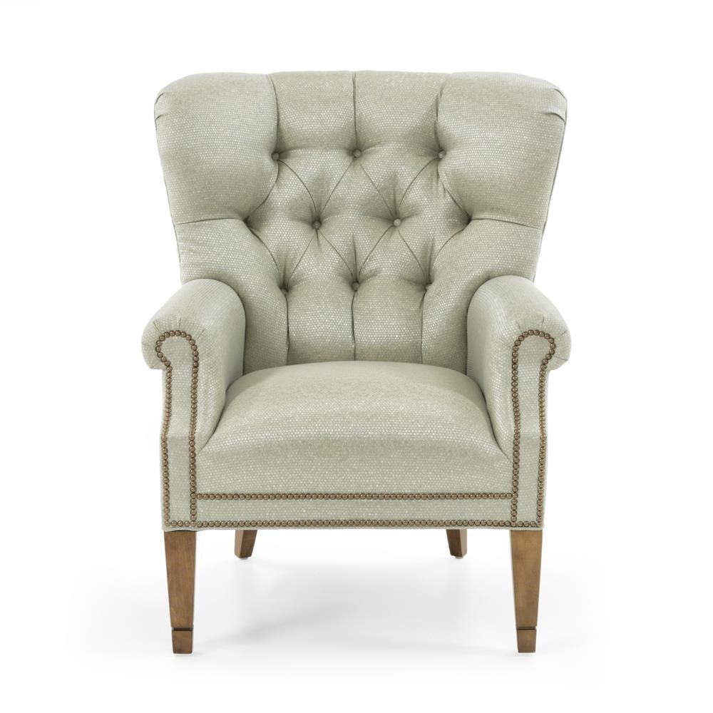 Lexington Upholstery 761211 421421 Wilton Tufted Back Wing Chair